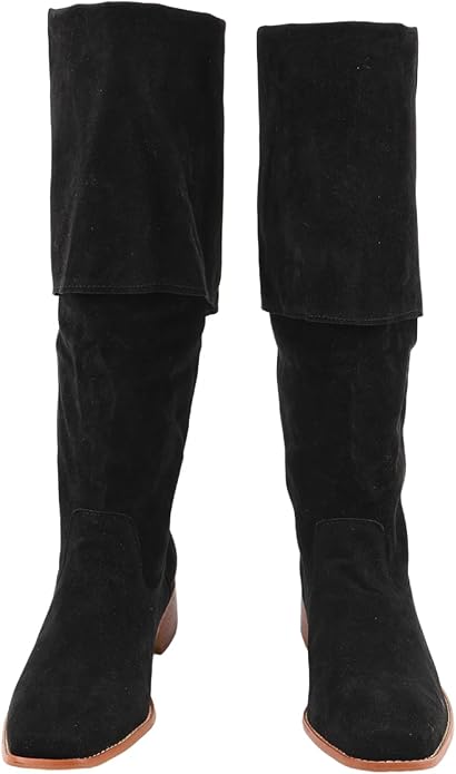 Bottes de pirate hautes noires