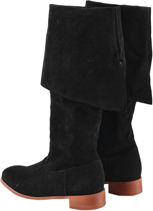 Bottes de pirate hautes noires