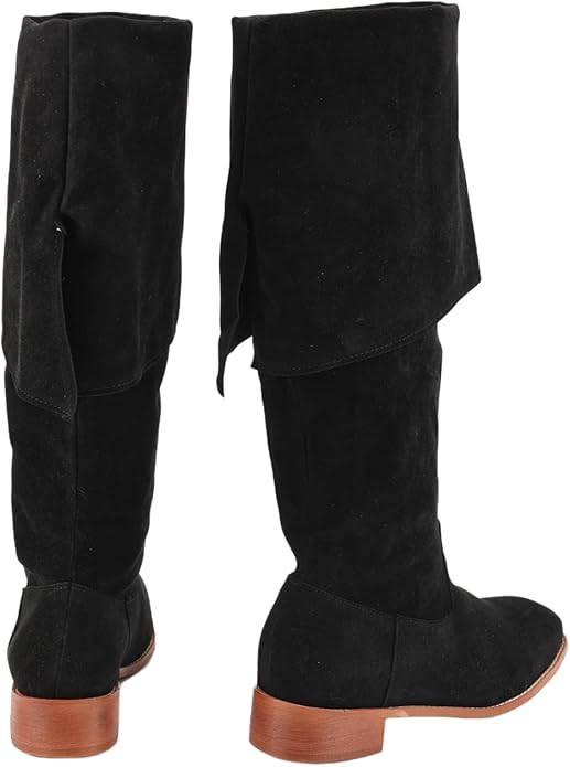 Bottes de pirate hautes noires