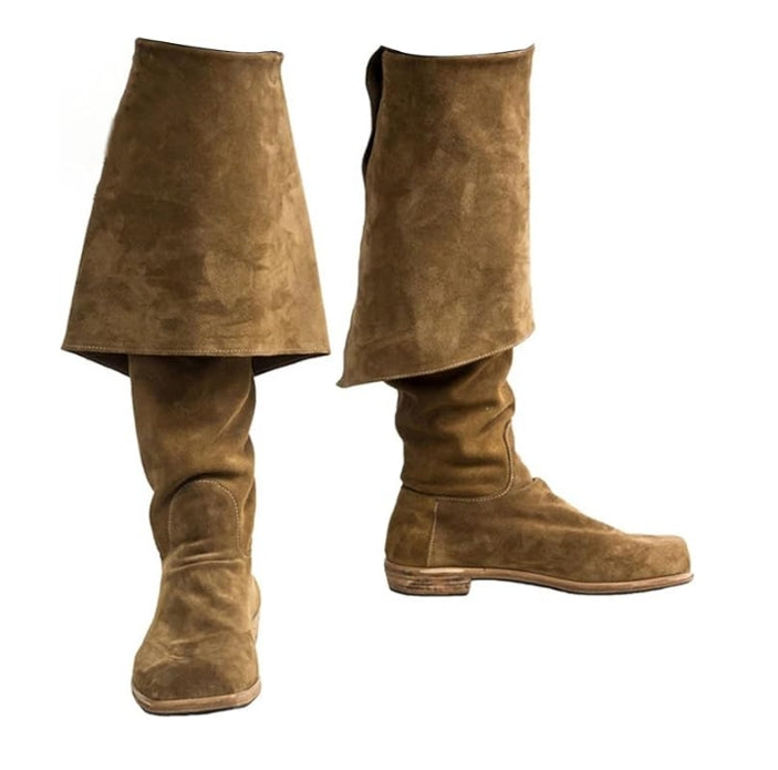 Bottes de pirate hautes marrons