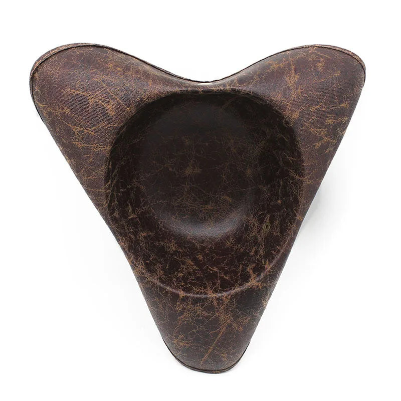 Chapeau de pirate marron vue du dessous
