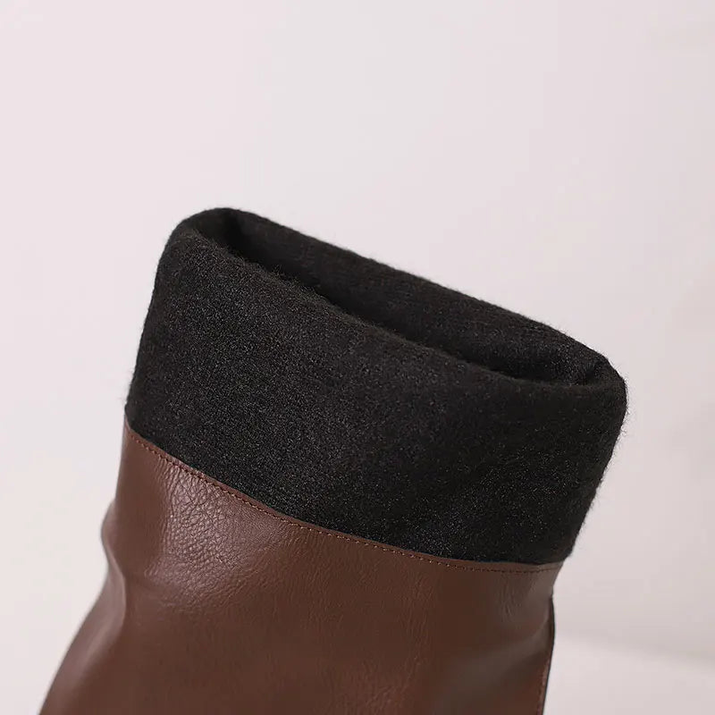 Bottes de pirate marrons avec boucle