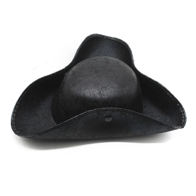 Chapeau de Pirate tricorne noir