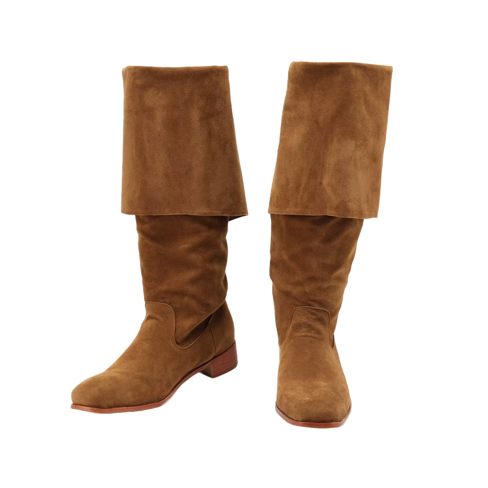 Bottes de pirate hautes marrons