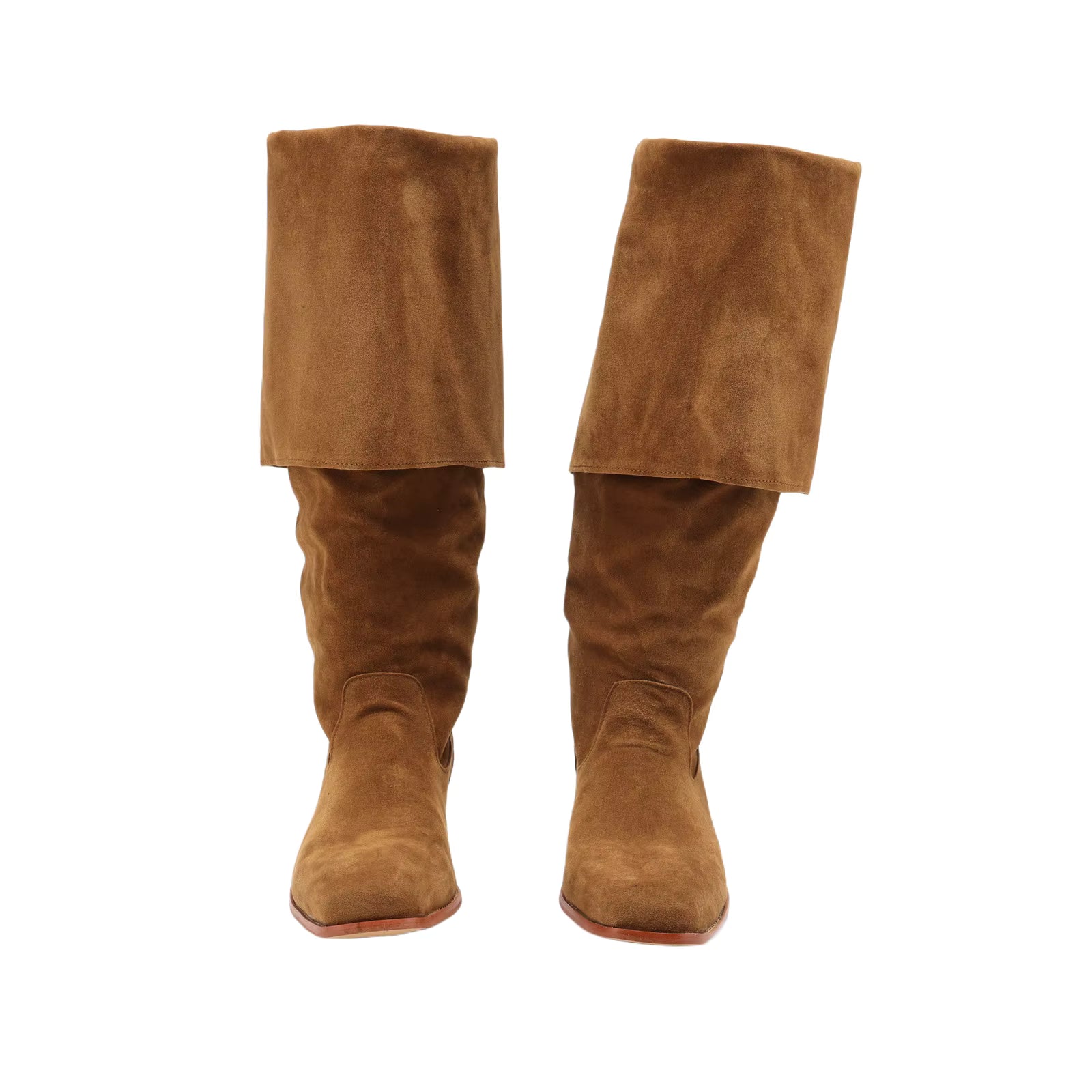 Bottes de pirate hautes marrons