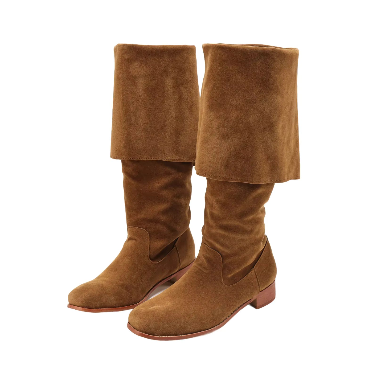 Bottes de pirate hautes marrons