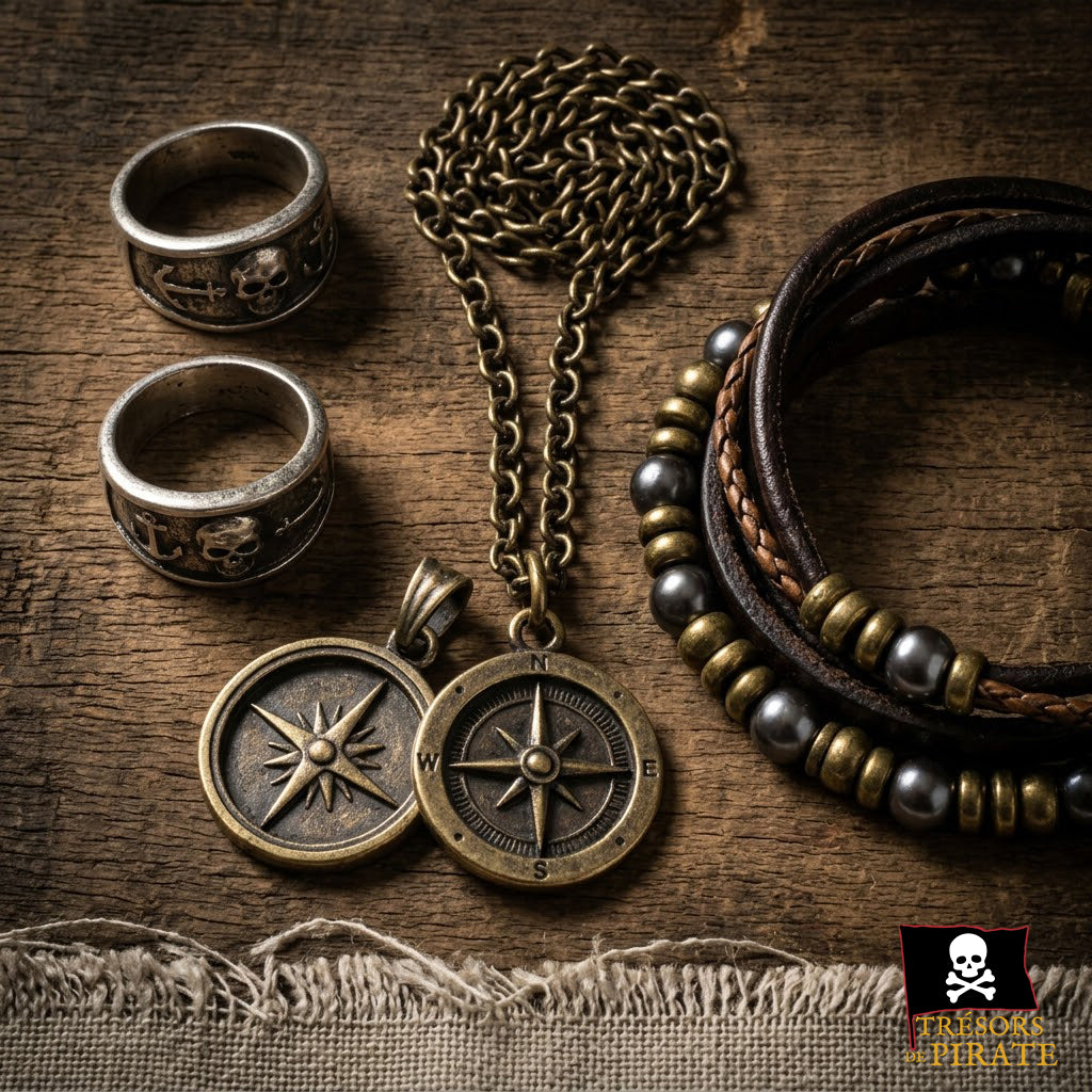 Bijoux pirate, bagues pirate, collier pirate, bracelets pirate, colliers pirate