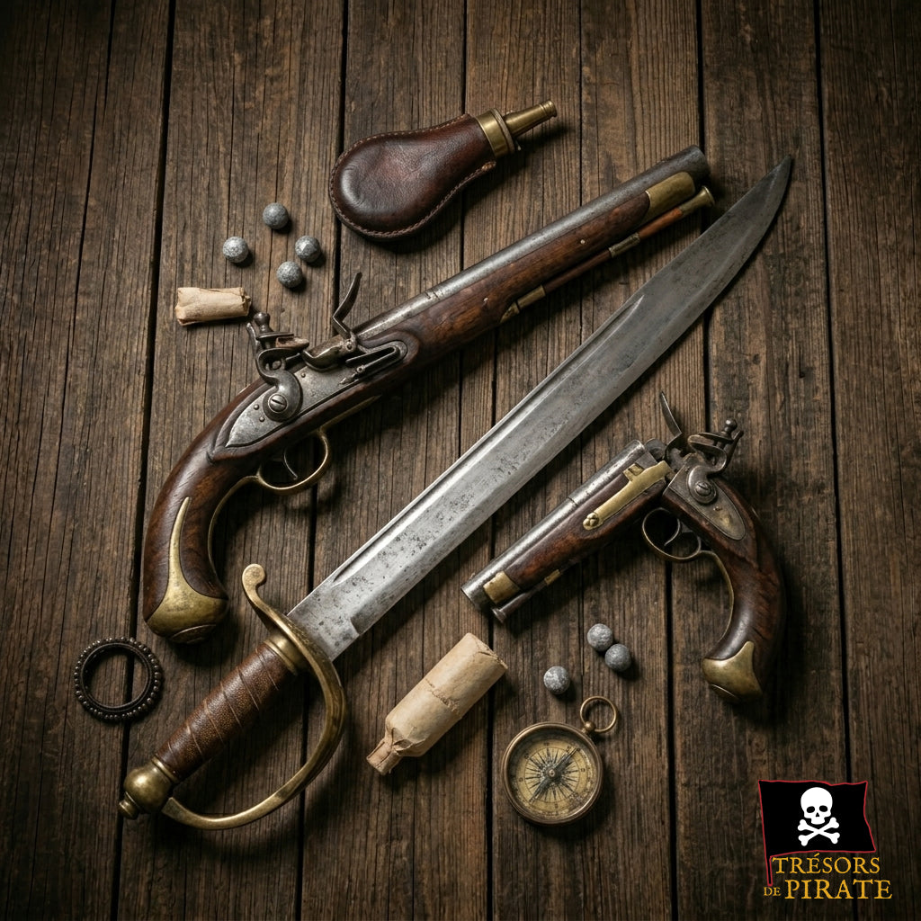 Armes pirate, répliques non dangereuses - Trésors de Pirate