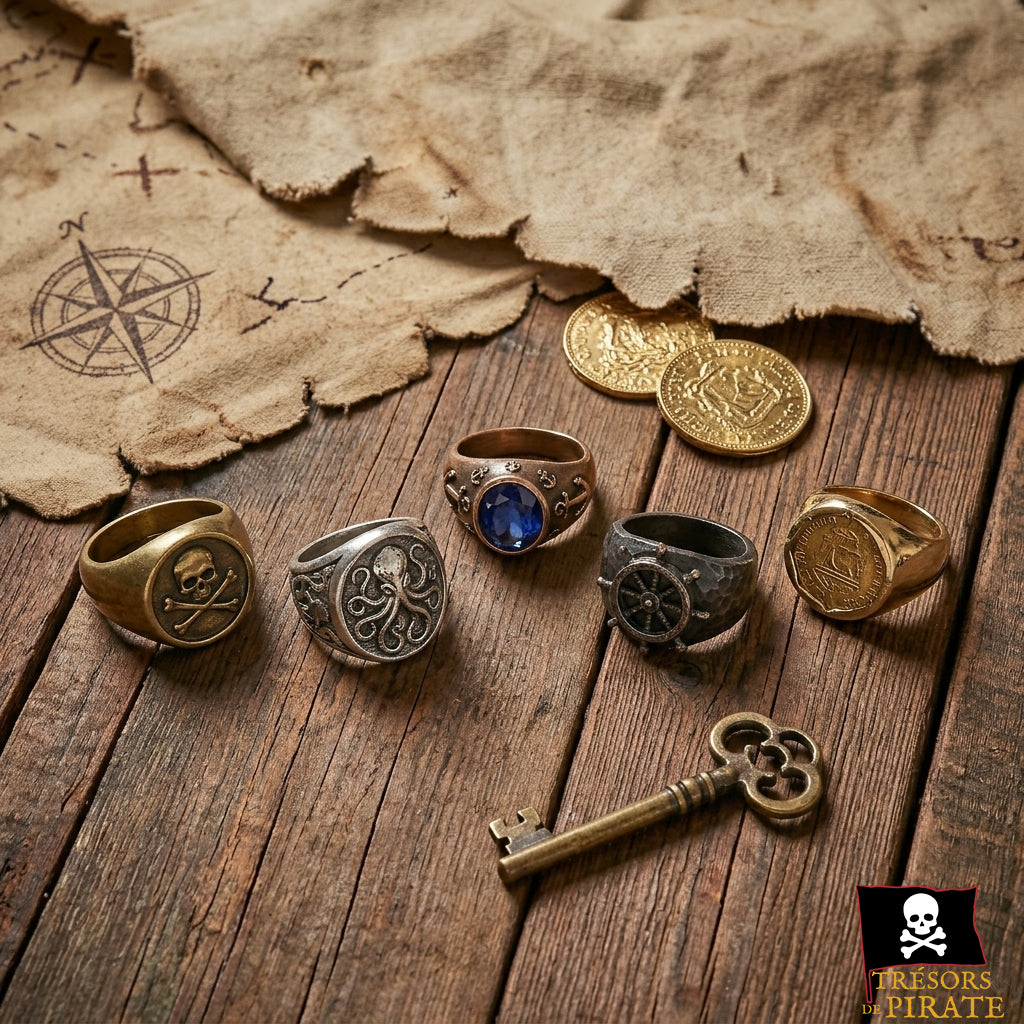 Bagues de Pirate homme et femme - Trésors de Pirate