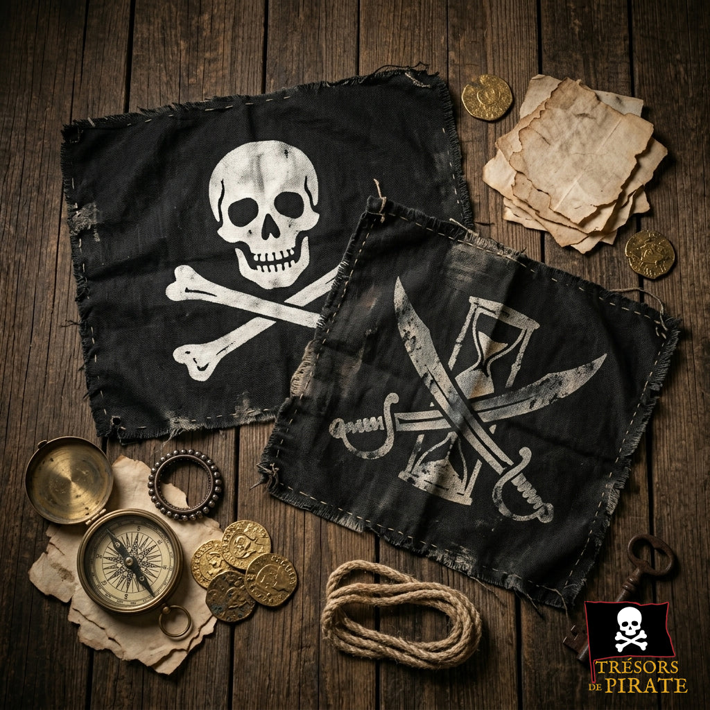 Drapeaux Pirate et Jolly Rogers - Trésors de Pirate