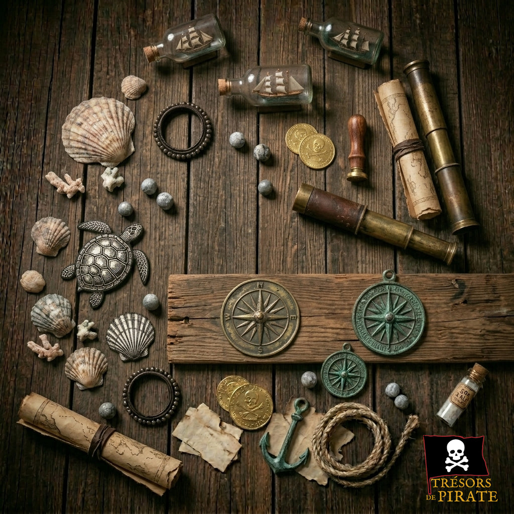 Objets de Décoration Pirate - Trésors de Pirate