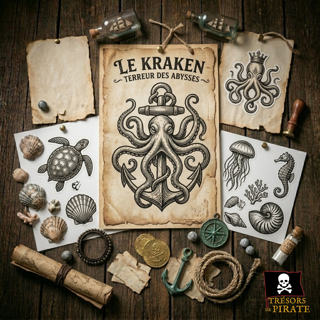 Stickers muraux Pirate et décorations murales - Trésors de Pirate