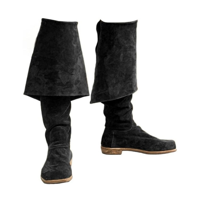 Bottes de pirate hautes noires