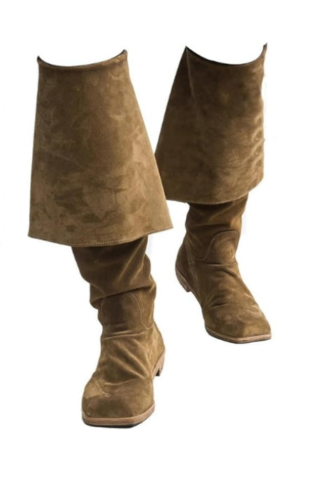 Bottes de pirate hautes marrons